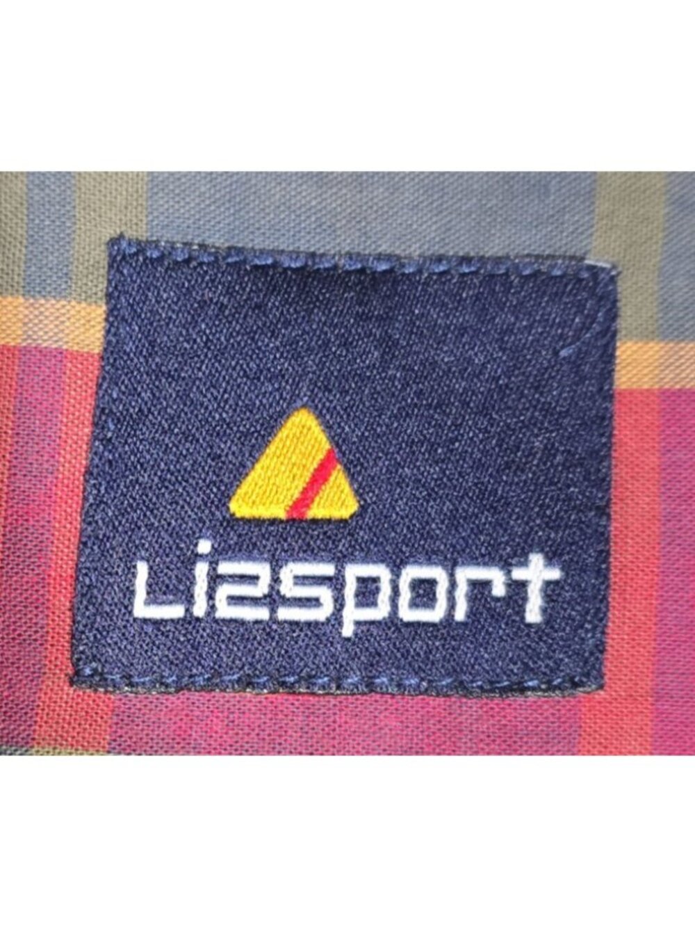 Liz Sport Vtg 2 Piece Dress Set Tartan Plaid Wrap Skirt & Shirt Academia Women M - Picture 4 of 16